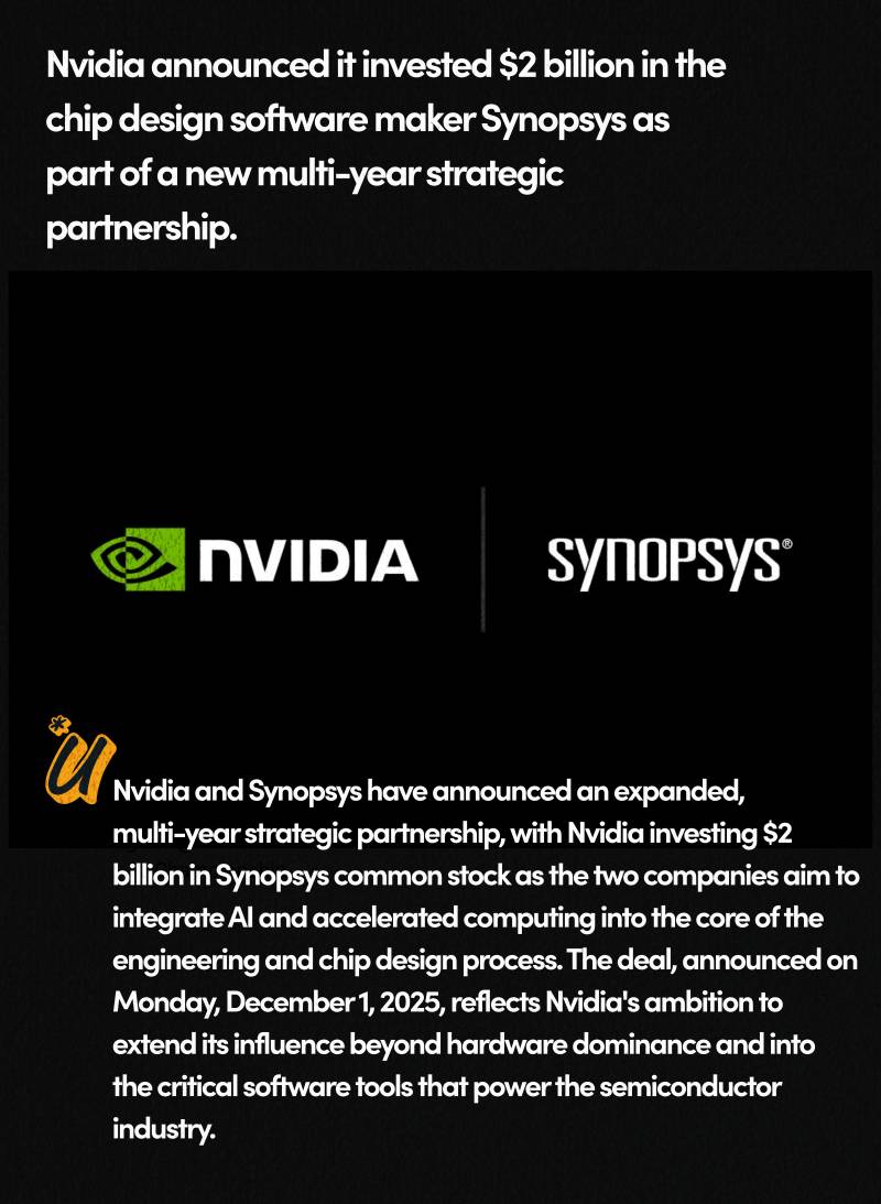Nvidia Invests $2B In Synopsys