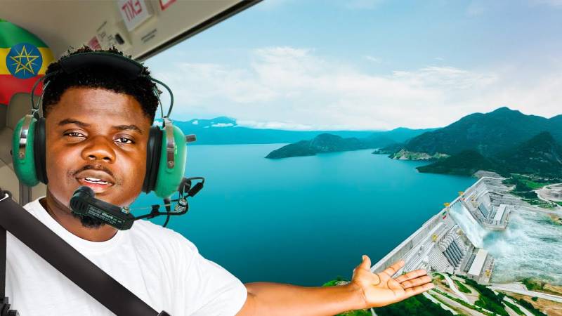 Flying On Top Of Africa’s Biggest Dam Funded By Ethiopians