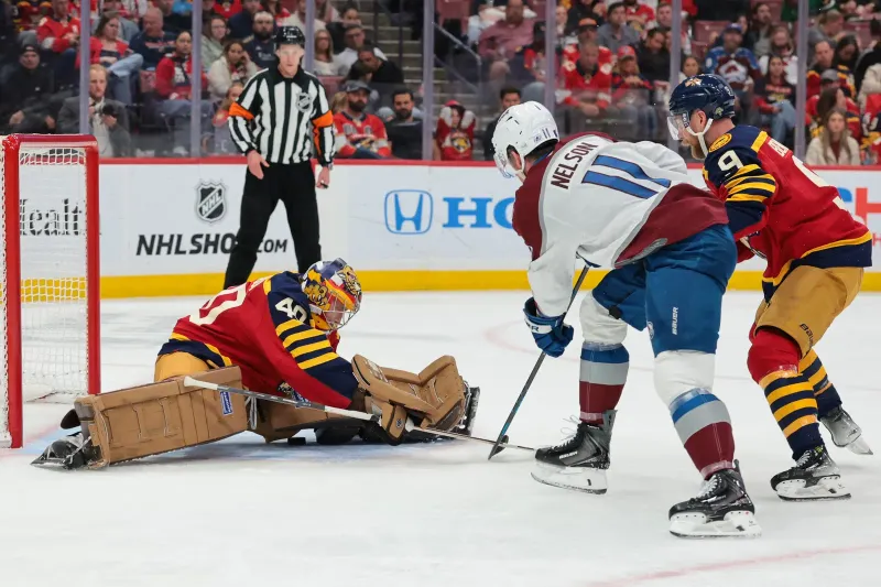 Colorado Avalanche 1 - 2 Florida Panthers