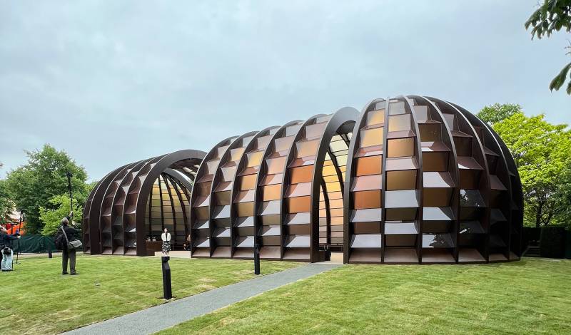 History in the making: Marina Tabassum’s 2025 Serpentine Pavilion. 