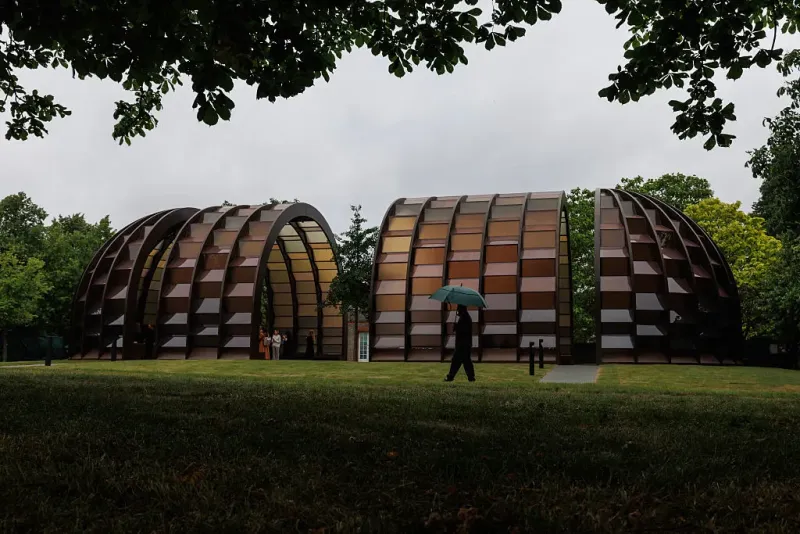 History in the making: Marina Tabassum’s 2025 Serpentine Pavilion. 