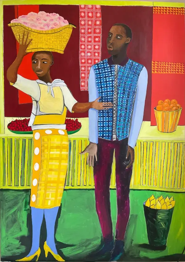 Lubaina Himid in "Between Worlds"