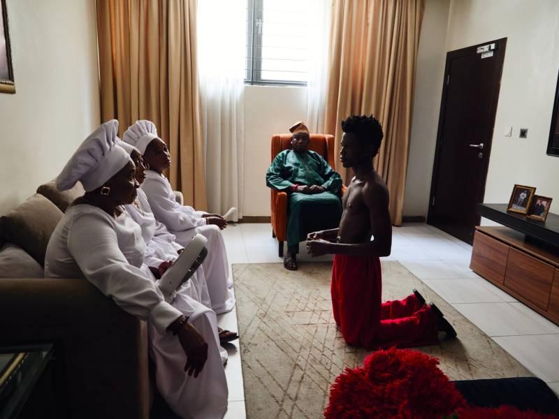 A young hero in Lagos shakes off expectations and inherited codes of manhood through rituals