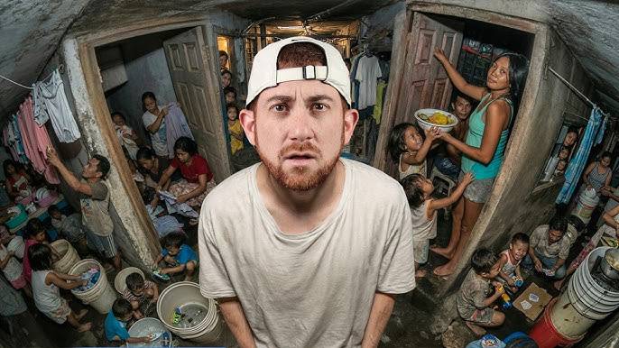 Entering The Tunnel Where 100 Families Live