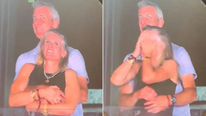 Kristin Cabot - The Coldplay Kiss cam