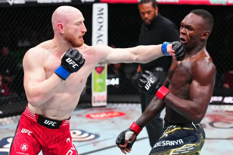 Adesanya vs. Pyfer: THE HIGHLIGHTS.