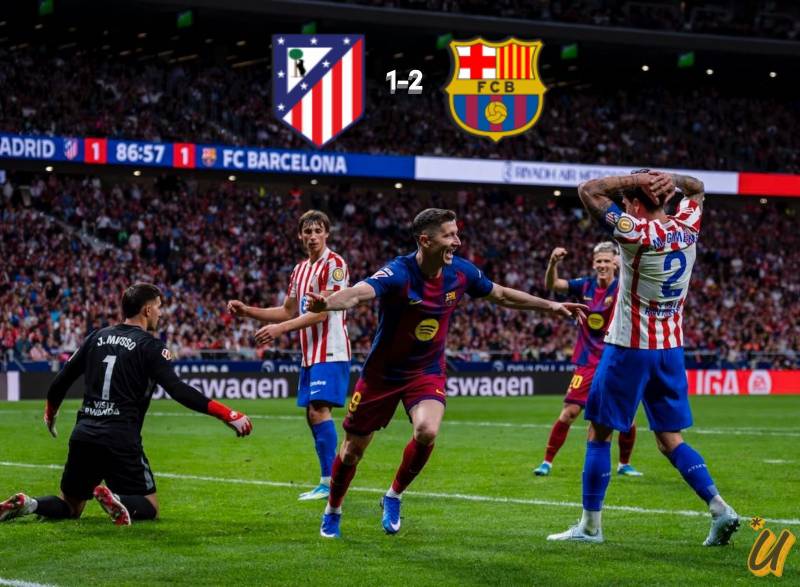 Atlético Madrid 1-2 Barcelona 