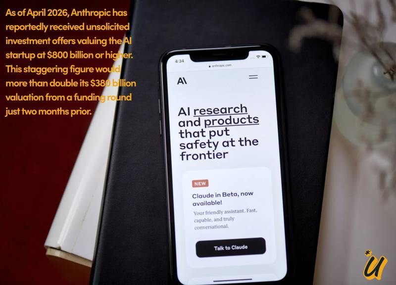 Anthropic Draws Investor Offers at Over $800 Billion Value