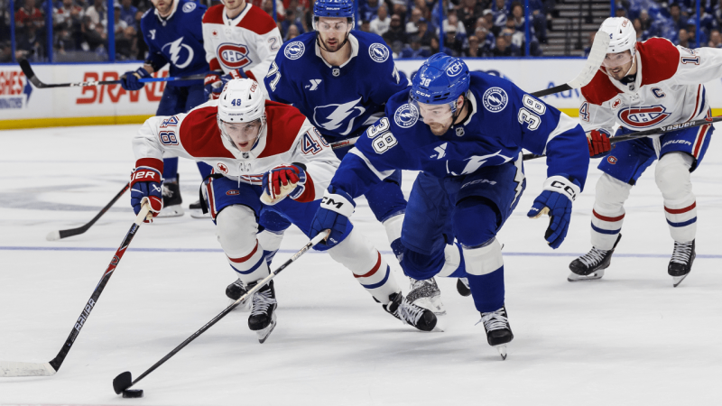 NHL Playoffs: Canadiens vs. Lightning Game 2 Intensity