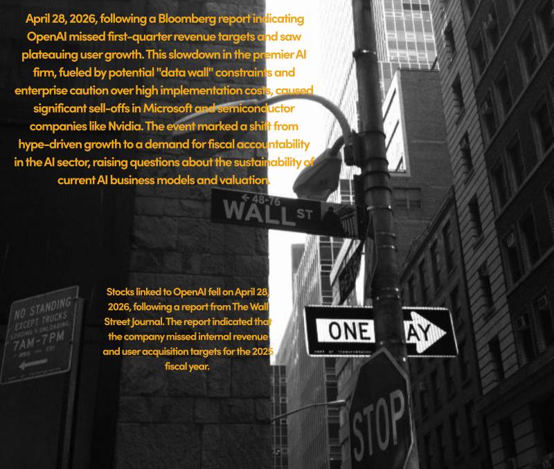 OpenAI Linked Stocks Fall on Report It Missed Targets