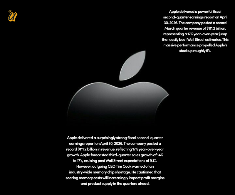 Apple Forecasts Sales Growth Amid Memory Shortage