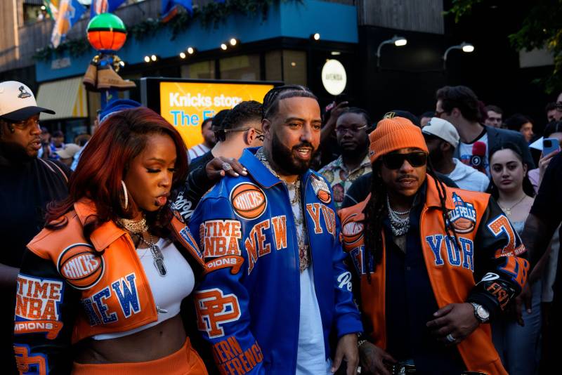 New York’s Finest.  French Montana, Max B & Remy Ma on the Block.