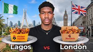 Lagos vs London Fast Food