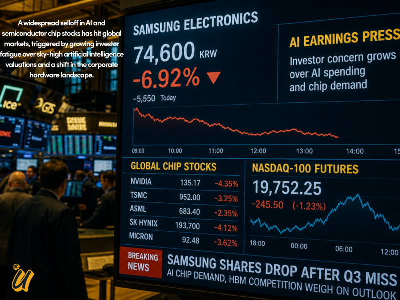 AI Chip Selloff Spreads Across Global Markets