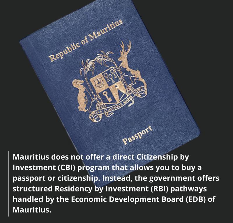 Mauritius US$1m Golden Visa