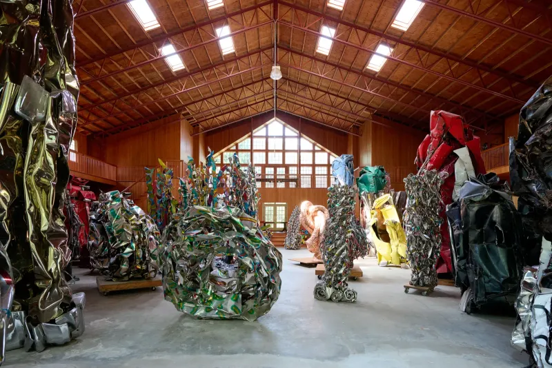 Inside John Chamberlain’s Shelter Island Studio | Sotheby's